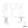 Waschtischarmatur LAVOA M