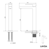 Waschtischarmatur LAVOA L