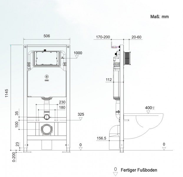 WC-Komplettpaket 16: Dusch-WC Pro + 1102