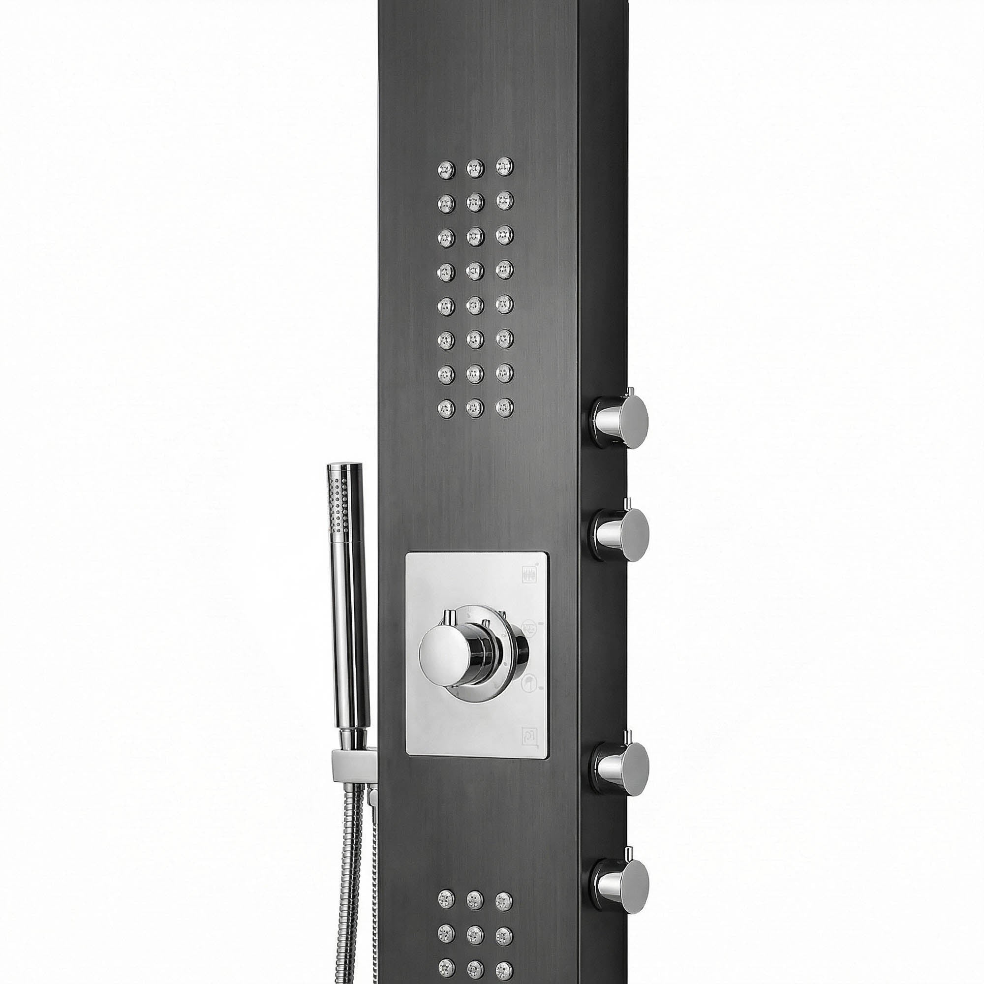 Duschpaneel Duschsystem 8815 - Schwarz