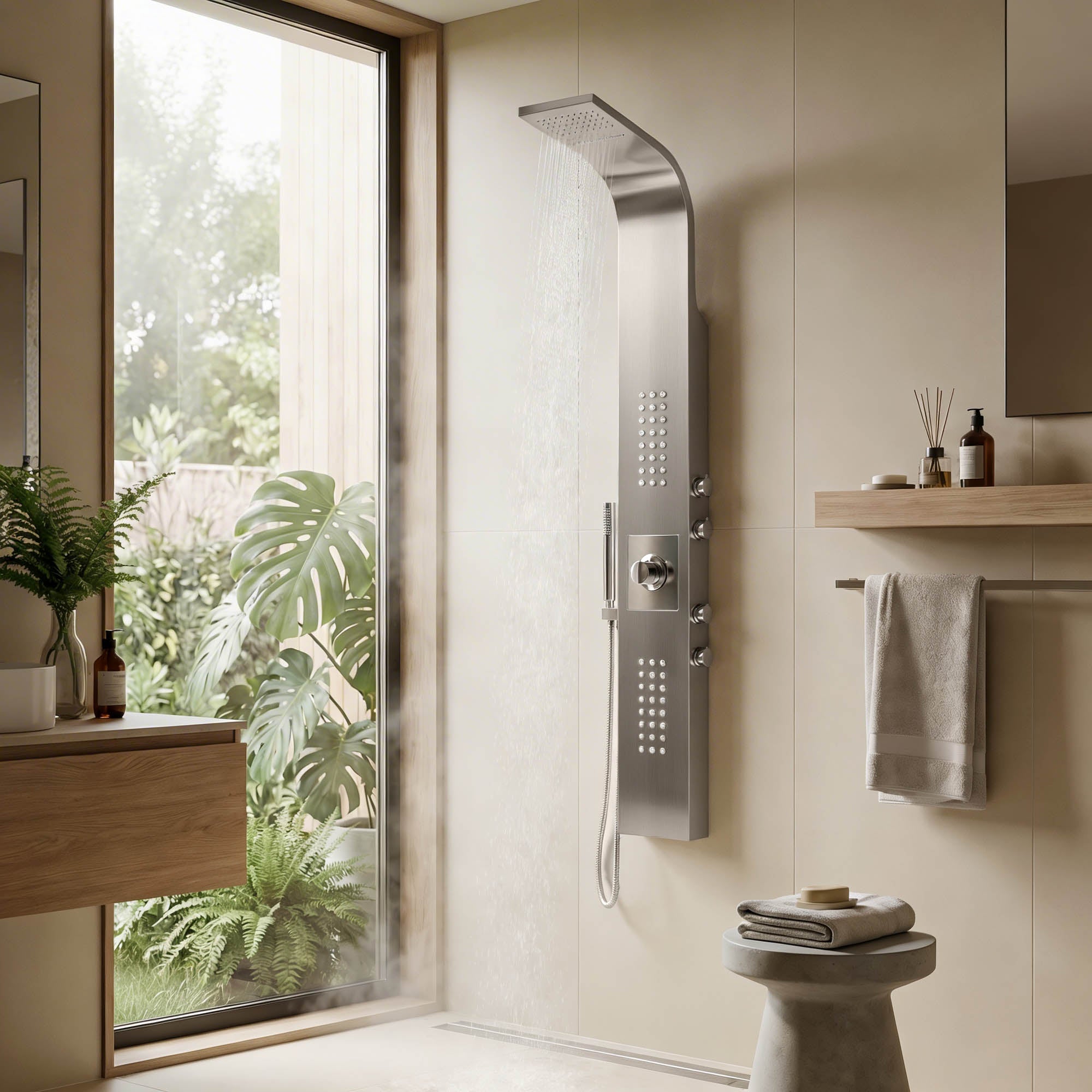 Duschpaneel Duschsystem 8815 - Chrom