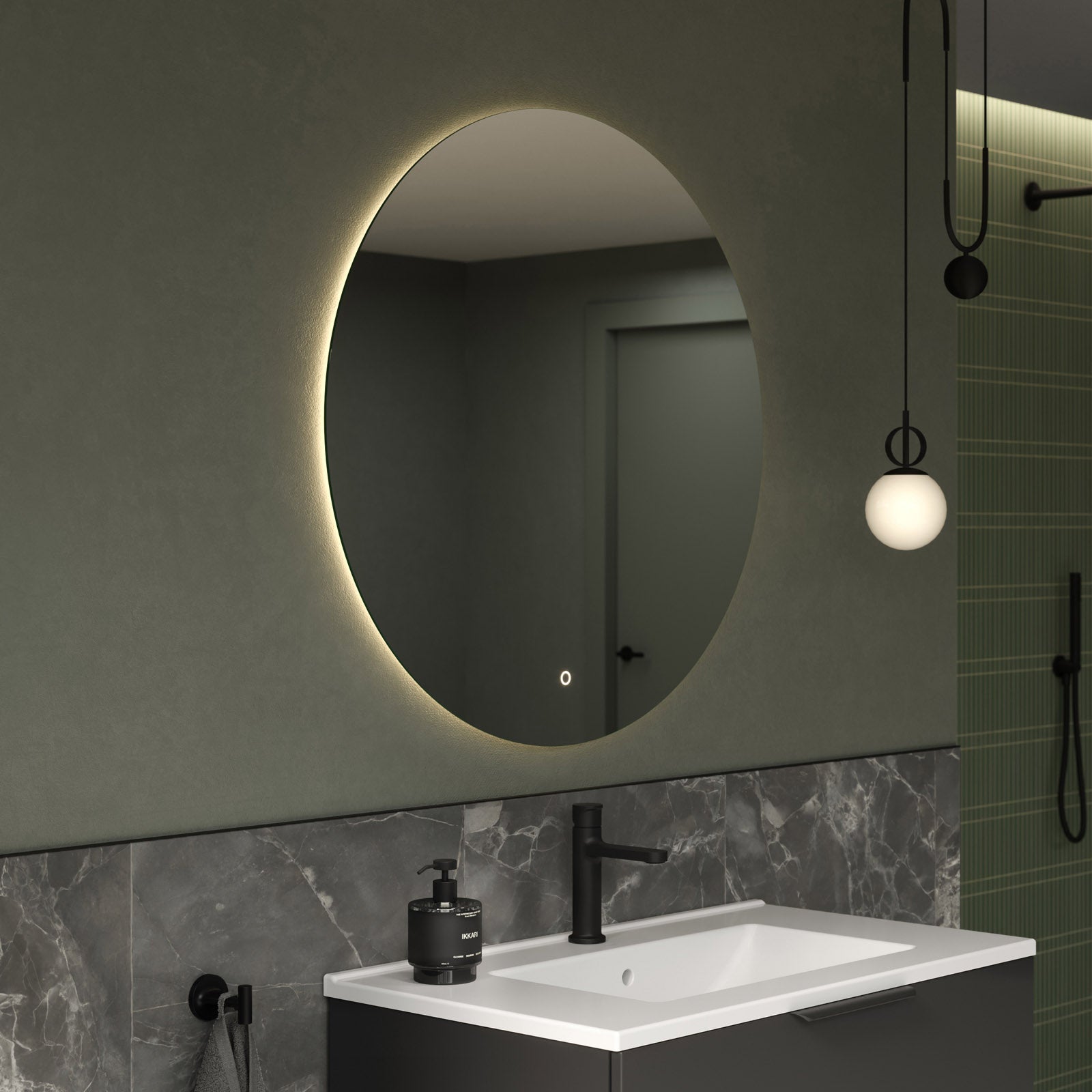 LED Lichtspiegel 2712 - 2.0 rund - 80 cm