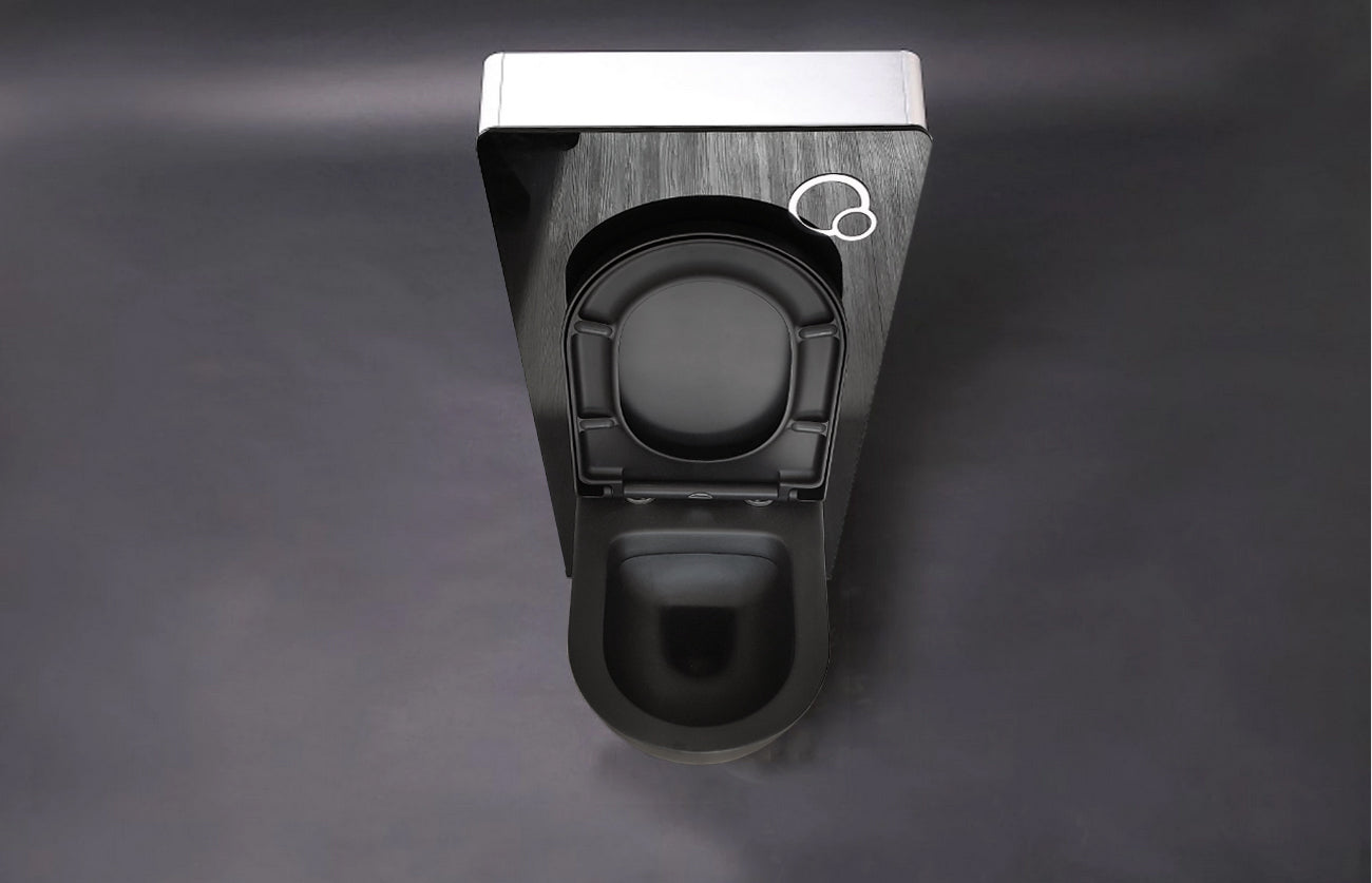 WC-Komplettpaket 46: WC B-8030R Schwarz