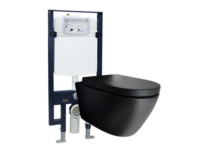 WC-Komplettpaket 42: WC B-8030R Schwarz