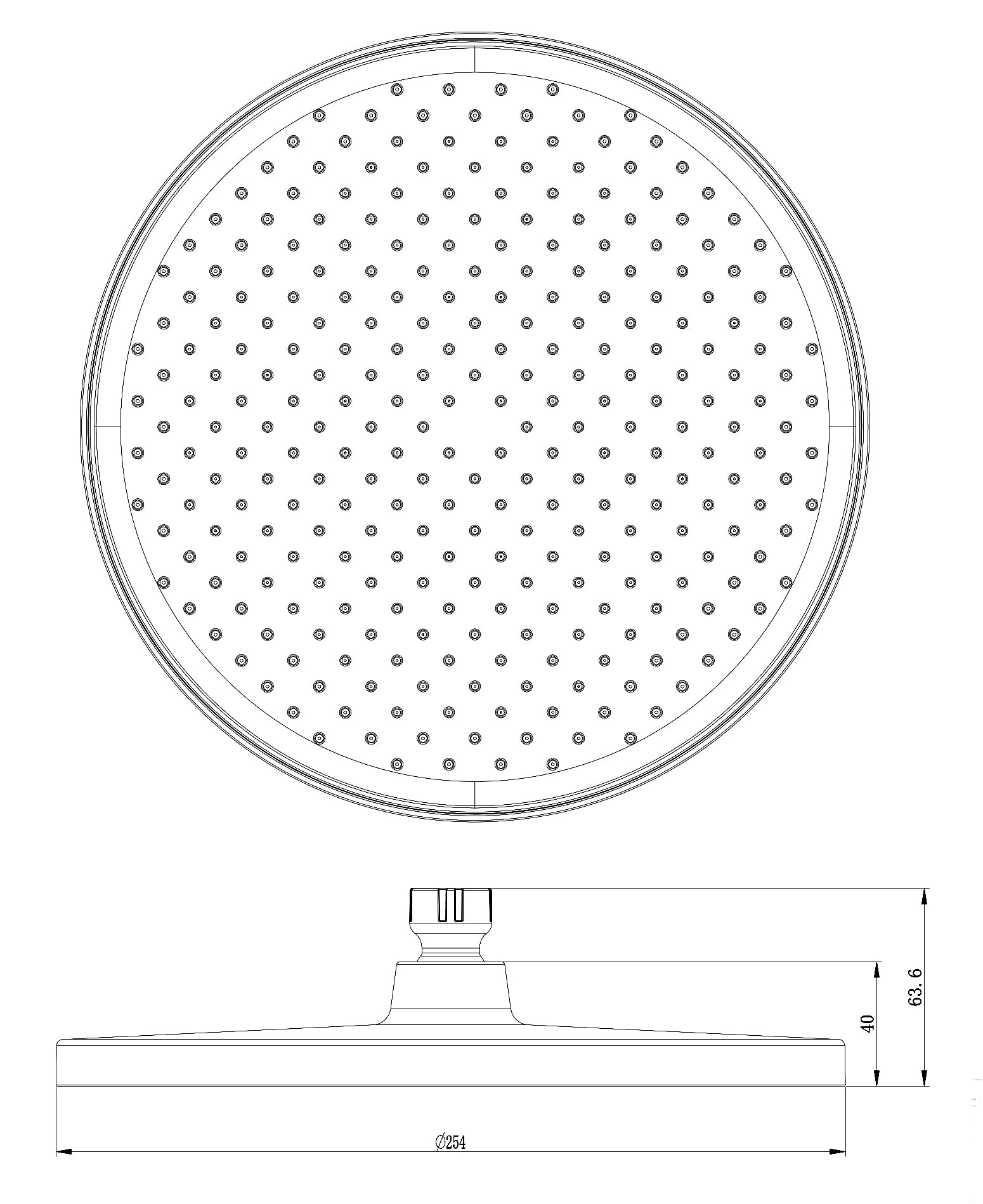 Duschsäule Thermostat 4011 BASIC