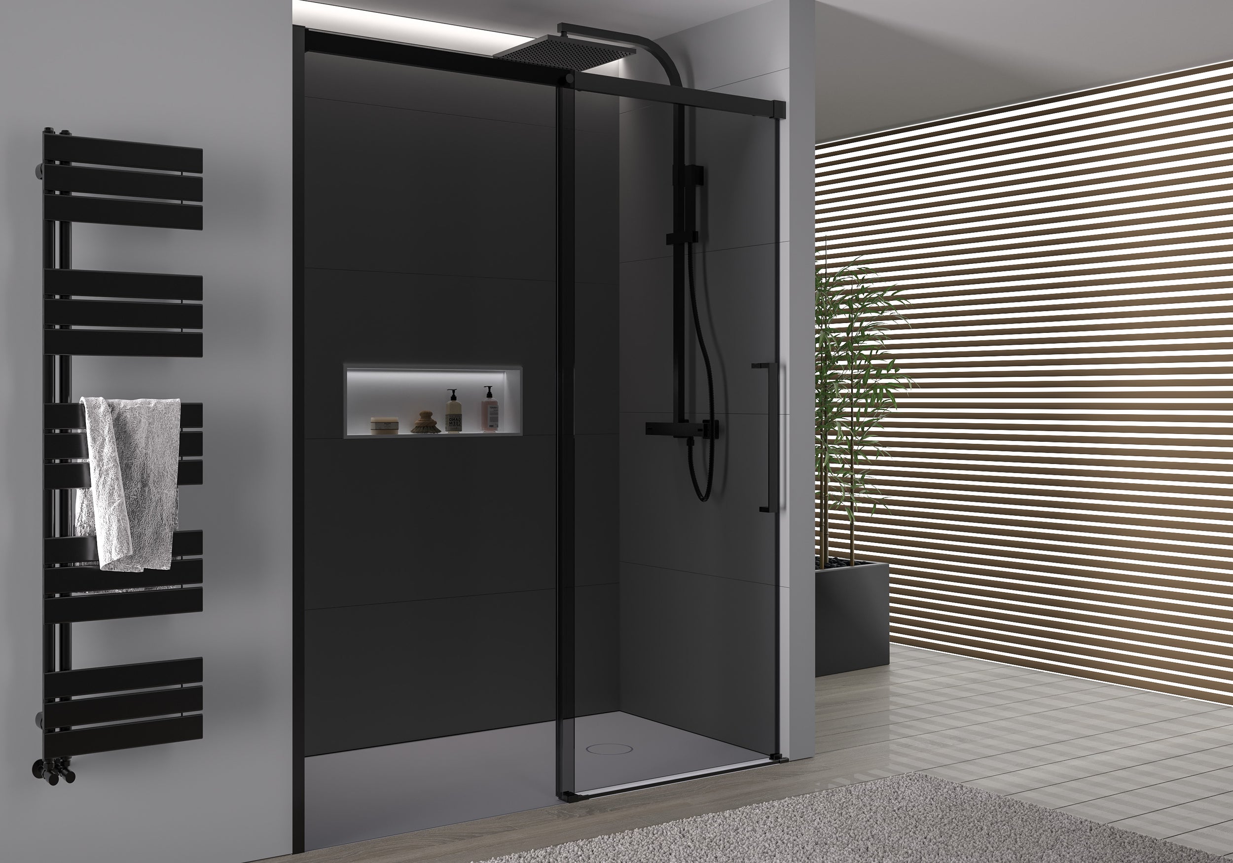 Nischendusche mit Schiebetür DX906 FLEX