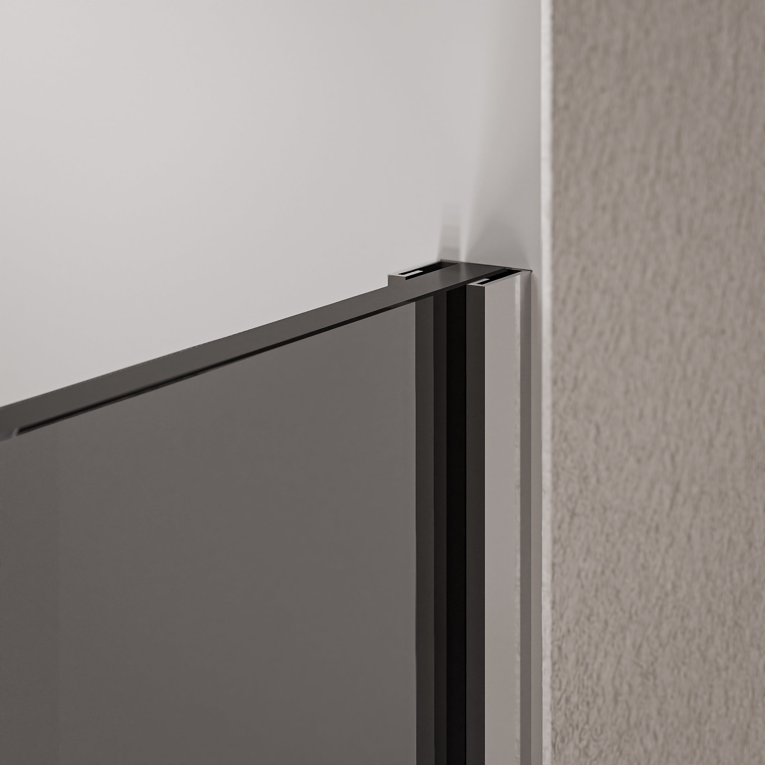 Walk-In 10 mm Nano Graues Glas EX102