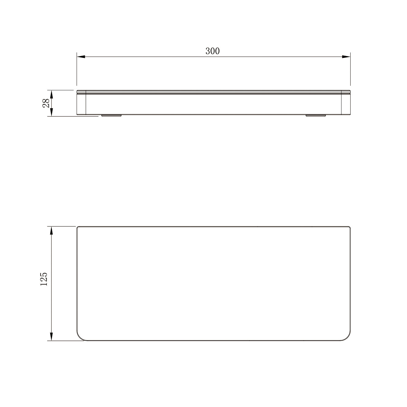 Wandboard Badablage G503