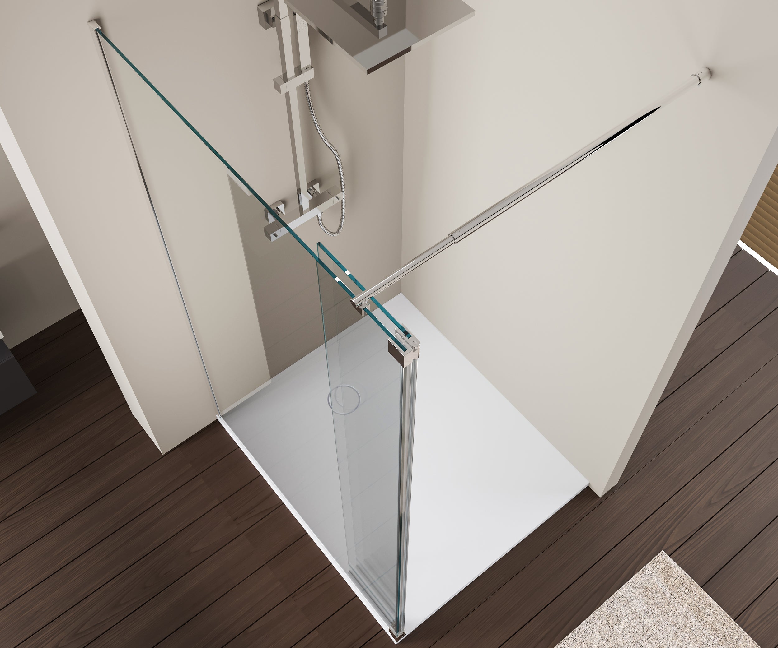 Duschabtrennung Walk-In-Dusche Nano NT109
