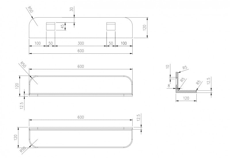 Wandboard Badablage PB4201