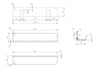 Wandboard Badablage PB4201