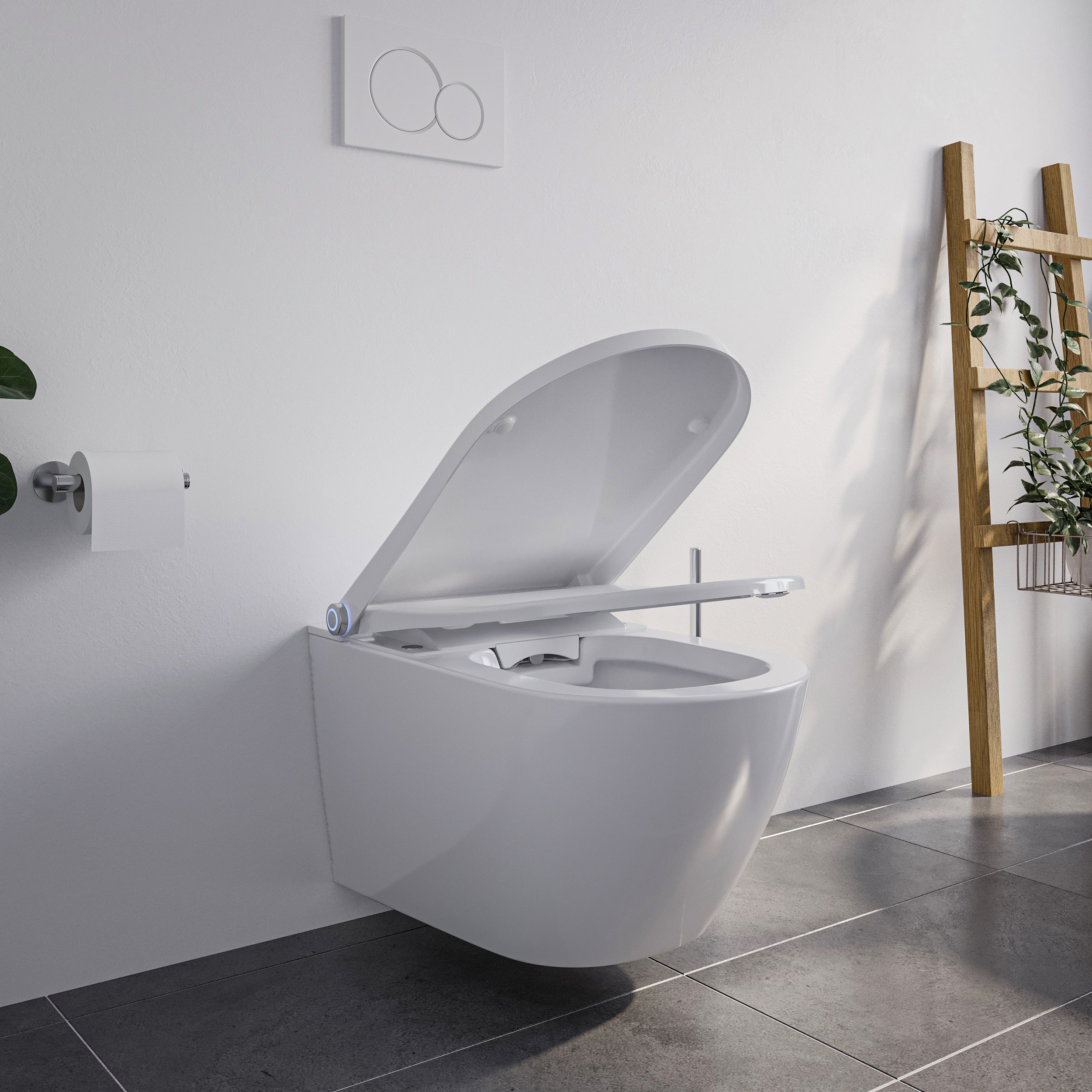 Dusch-WC Komplettset PREMIUM 1102 mit Geberit Duofix Vorwandelement