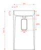 Standwaschbecken TWZ65
