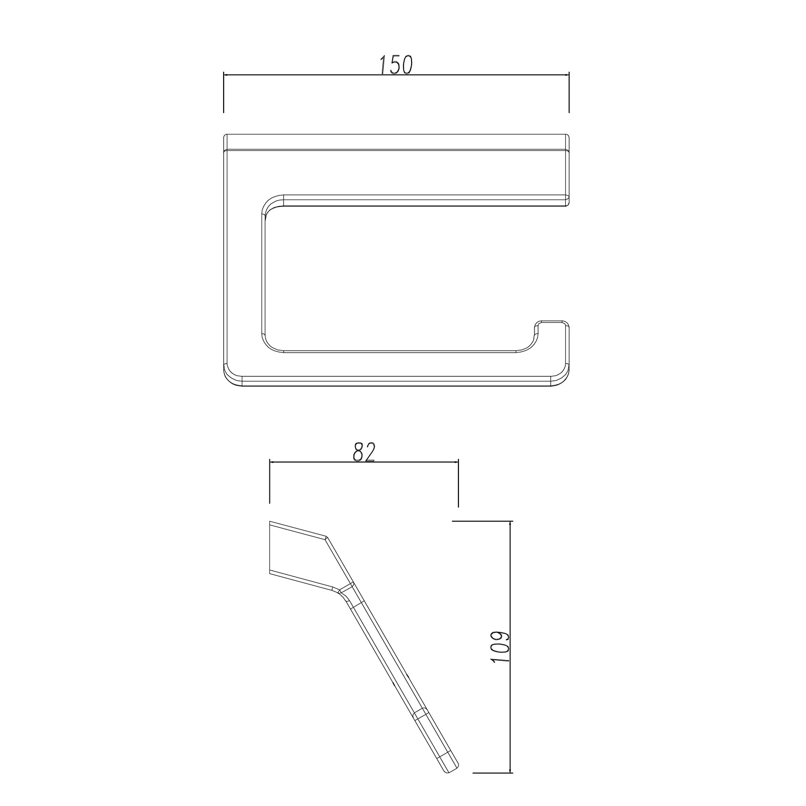 Toilettenpapierhalter TPH601