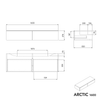 Waschtischunterschrank ARCTIC 1600