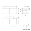 Waschtischunterschrank ARCTIC 1200