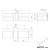 Waschtischunterschrank ARCTIC 1600