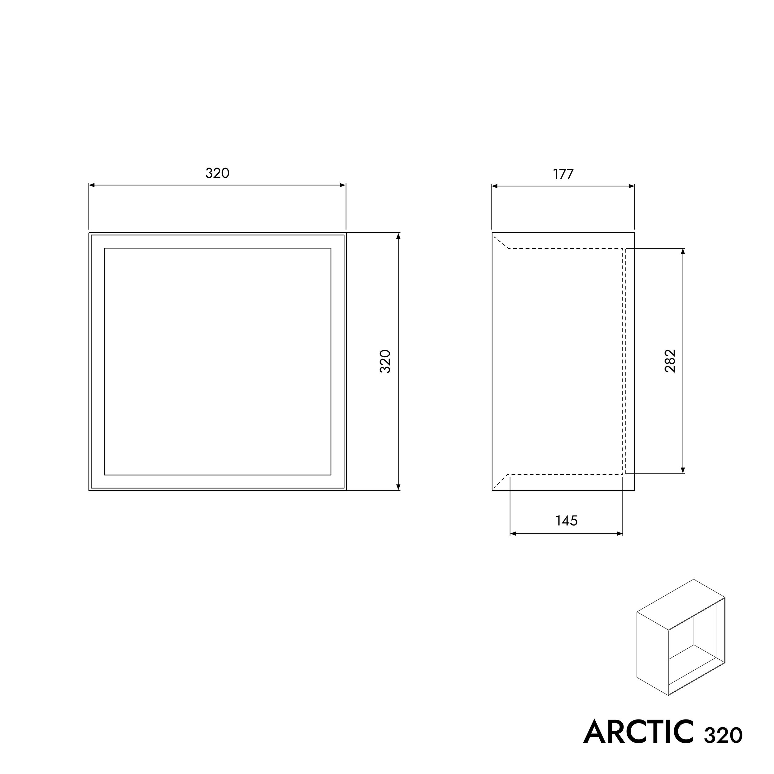 Wandregal ARCTIC 320