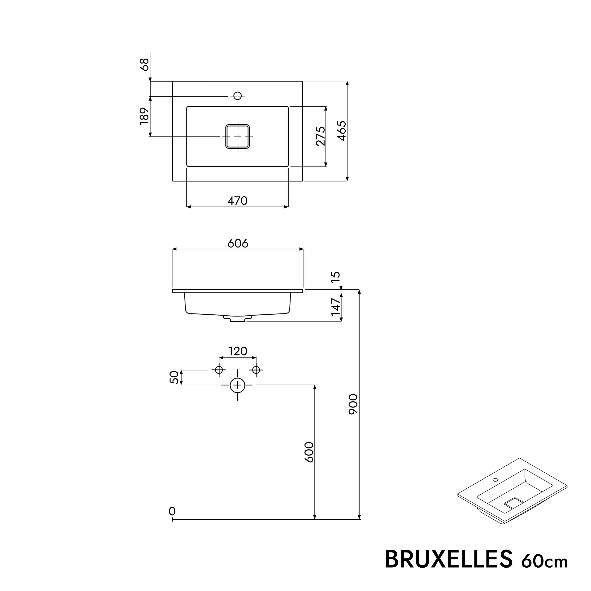 Unterschrank AVA 60 cm