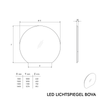 LED Lichtspiegel BOVA 2.0