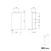 Spiegelschrank NEO 40 cm