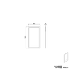 Badmöbel Set VIREO 40 cm mit Waschbecken