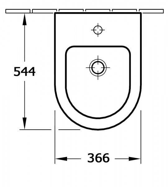 Wand-Hänge-Bidet CH2019V