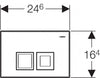 Geberit Duofix Basic Vorwandelement mit Delta UP100 Spülkasten