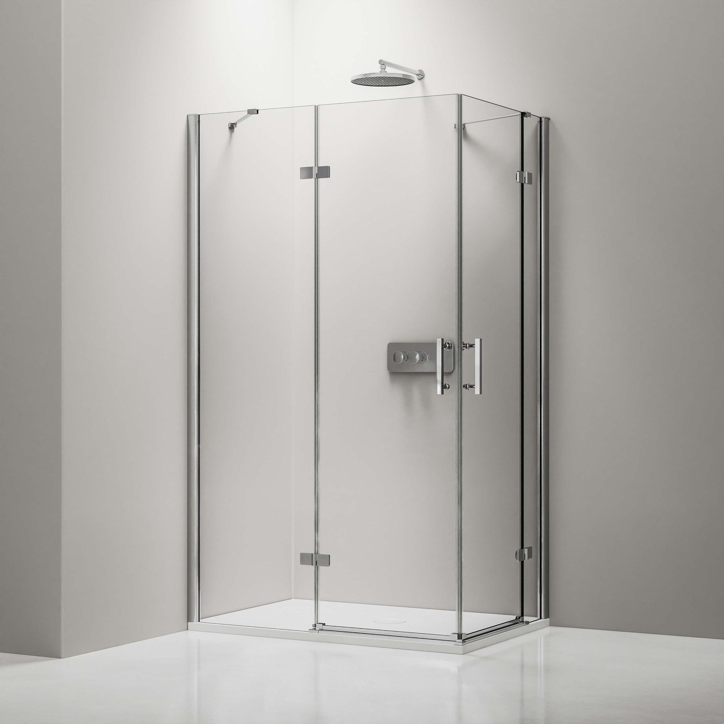 Eckdusche mit Schwingtüren DX407