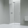 Nischendusche mit Drehtür an Festfeld NT403