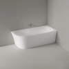Halb freistehende Raumsparbadewanne NORA CORNER