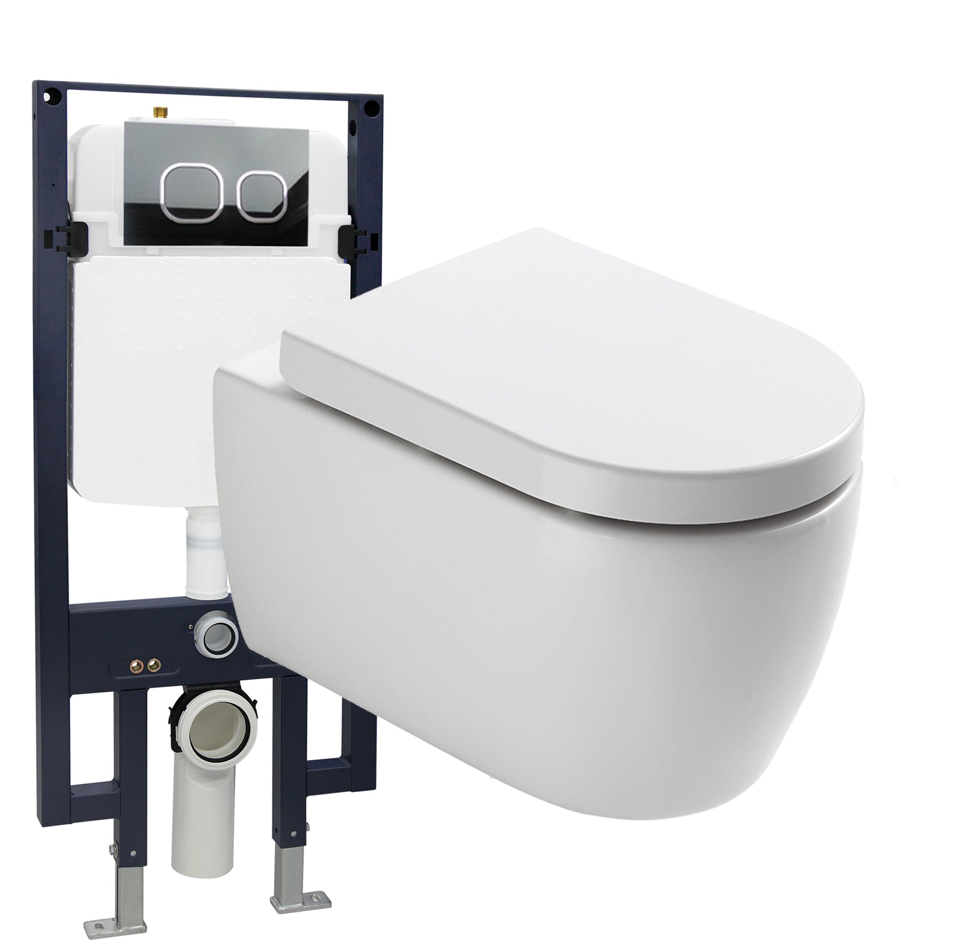WC-Komplettpaket 23: WC NT2038 Weiß