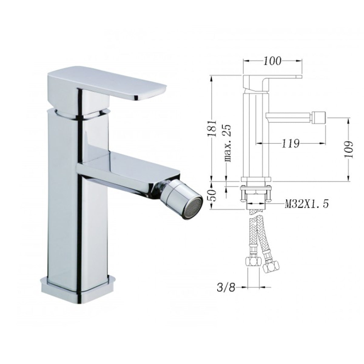Wand-Hänge-Bidet CH2019V
