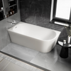 Halb freistehende Badewanne NORA CORNER